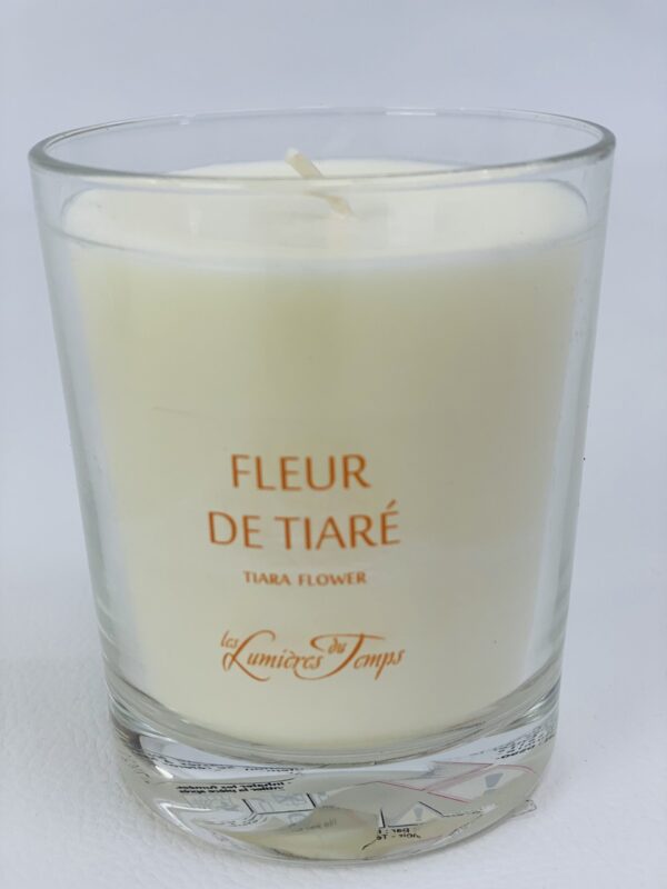 TIARE BOUGIE Gamme Nature - Senteur Fleur de Tiaré