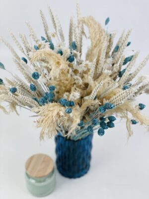 BLEU CIEL 1 (29,90€) bleu ciel - fleurs séchées