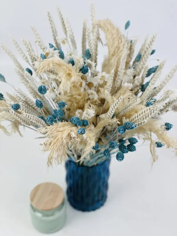 BLEU CIEL 1 (29,90€) bleu ciel - fleurs séchées