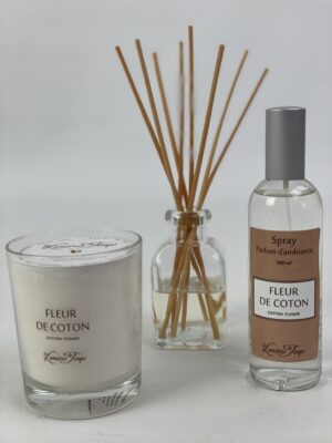 FLEUR DE COTON TRIO Gamme Nature - Senteur fleur de coton
