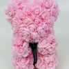 O ROSE Ourson fleurs de mousse Rose