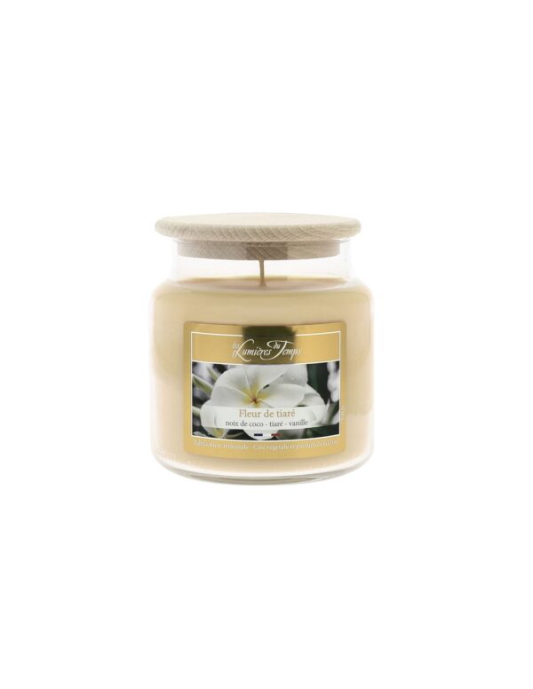 Bougie colorée Fleur de Tiaré