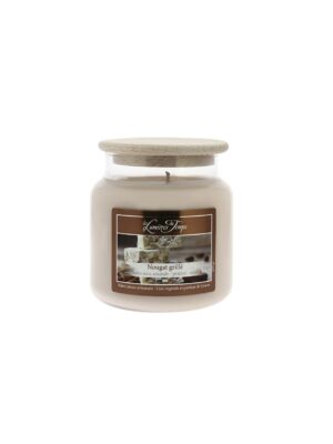 bougie-cire-coloree-430gr-nougat-grille Bougie colorée Nougat grillé