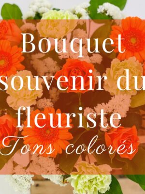 Publication Instagram citation Avril photo floral délicat rose - 1 BOUQUET SOUVENIR DU FLEURISTE COLORE