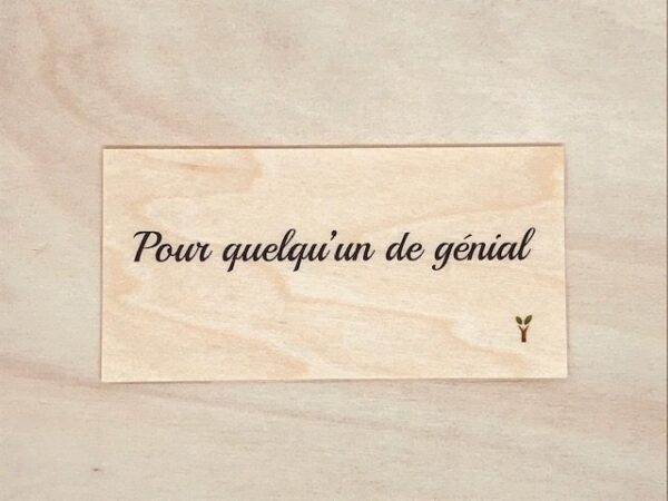 Pour-quelquun-de-genial-rotated-1 Carte message bois
